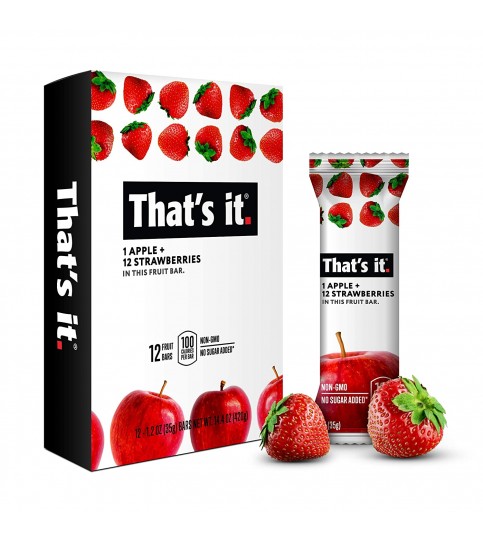 Thats It Apple StrawberryBar (12x1.2Oz)