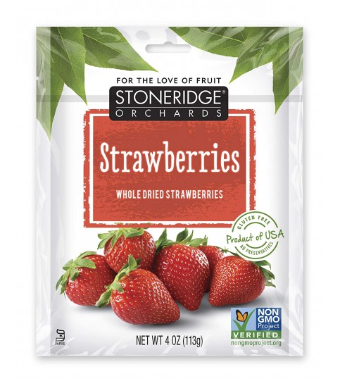 Stoneridge Orchards Whole Dried Strawberries (6x4Oz)