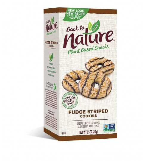 Back To Nature Cookies Fudge Striped (6x8.5 OZ)