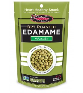 Seapoint Farms Wasabi Dry Roasted Edamame (12x3.5 Oz)