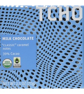 Tcho Classic Milk Chocolate Bar (12x2.5 OZ)