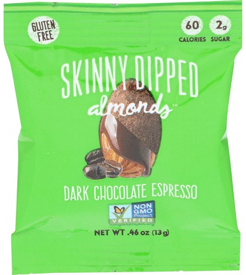 Wild Things Mini Skinny Dipped Almonds in Dark Chocolate Espresso (48x0.46 OZ)