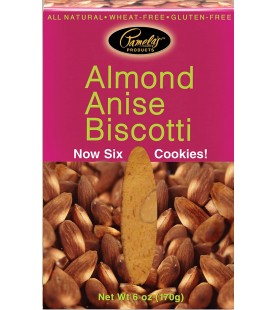 Pamela's Almond Anise Biscotti Gluten Free (8x6 Oz)