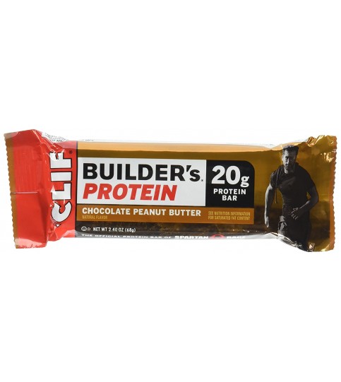 Clif Bar Builder's Bar Crunchy Peanut Butter (12x2.4Oz)