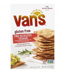 Van's International Foods Fire Roasted Veg Crkrs (6x4OZ )