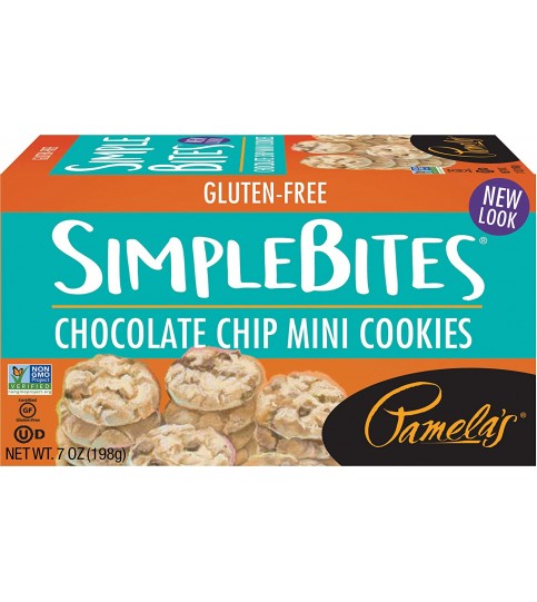 Pamela's Chocolate Chip Simple Bites Gluten Free (6x7 Oz)