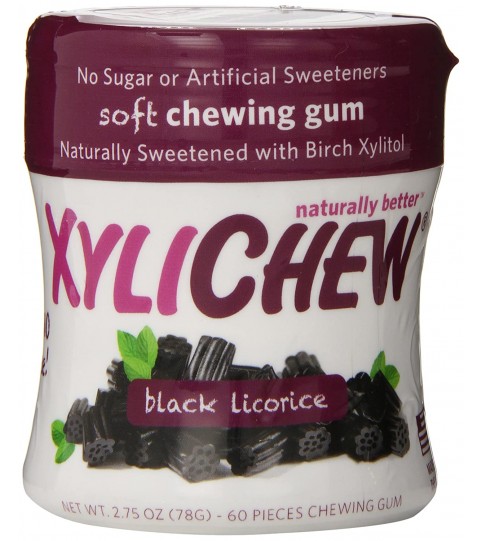 Xylichew Black Licorice (4x60 PC)