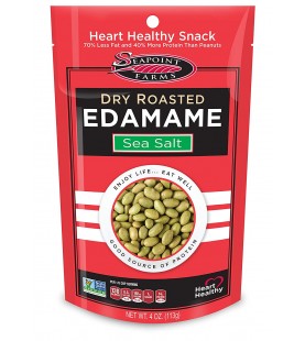 Seapoint Farms Light Salt Dry Roasted Edamame (12x4 Oz)