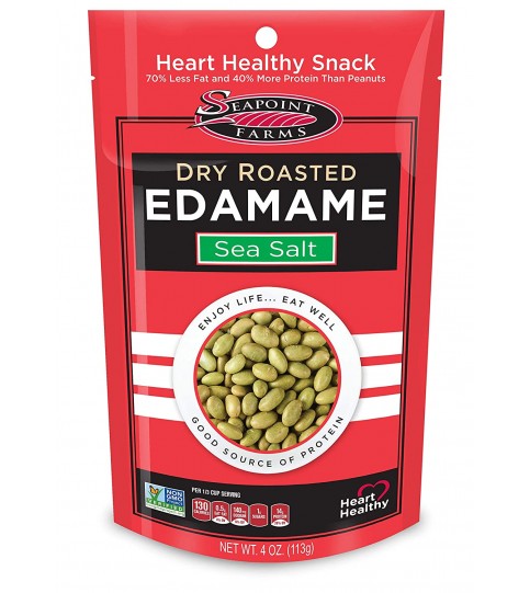 Seapoint Farms Light Salt Dry Roasted Edamame (12x4 Oz)