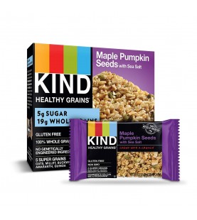 Kind Gran Bar, Maple Pmkn Sd W/Sslt (8/5x1.2 OZ)