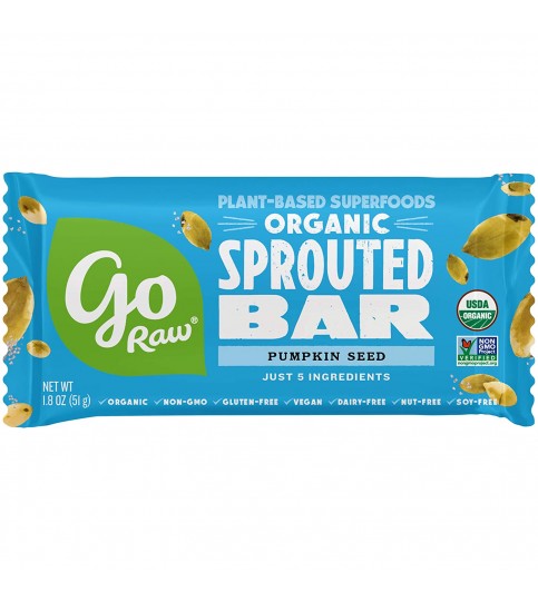 Go Raw Organic Live Pumpkin Bar (20x1.8 OZ)