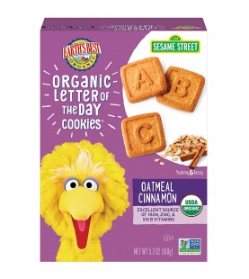 Earth's Best Sesame Street Oatmeal Cinnamon Cookies (6x5.3 Oz)