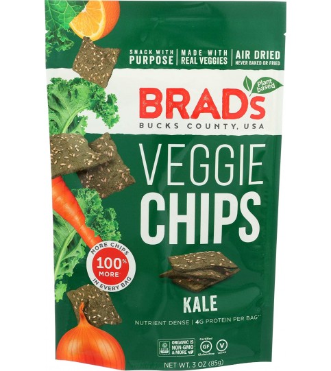 Brad's Raw Chips, Kale (12x3Oz)