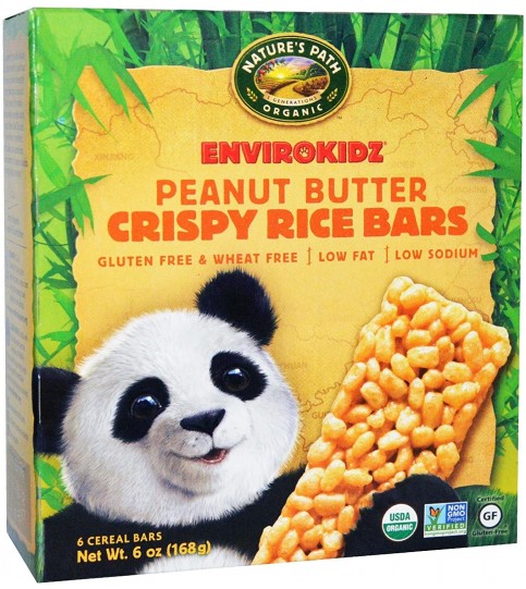 Envirokidz Peanut Butter Crispy Bar Gluten Free (6x6 Oz)