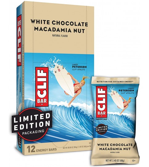 Clif Bar Org White Choc Macadamia Clif Bar Bar (12x2.4 Oz)