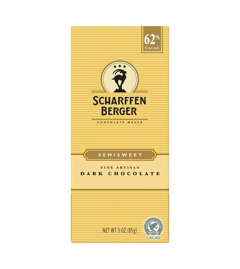 Scharffen Berger Semi Sweet Chocolate Bar (12x3OZ )