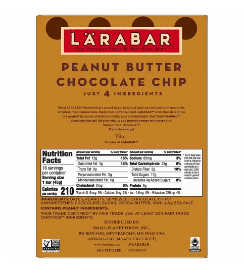 Larabar PButter Cchip Bar (16x1.6OZ )