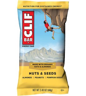 Clif Bar Organic Energy Bar Nuts and Seeds (12x2.4 OZ)