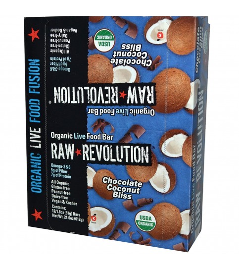 Raw Revolution Chocolate Coconut Bliss (12x1.8 Oz)