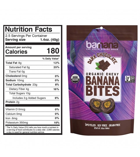 Barnana Og2 Choc Chewy Banana (12x1.4Oz)