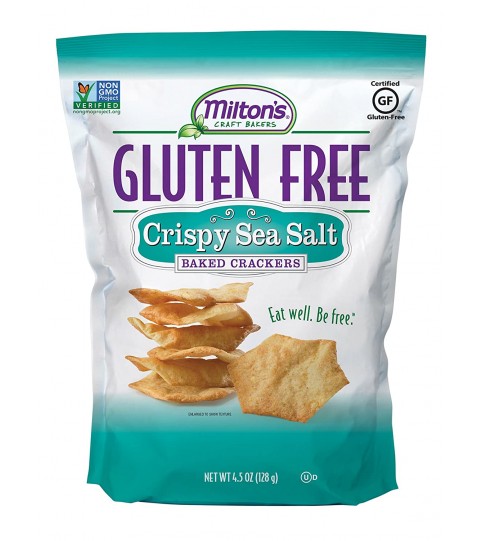 Milton's Baked Crackers Crispy Sea Salt (12x4.5 OZ)