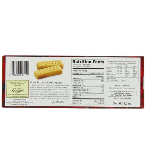 Walker's Shortbread Shortbread Fingers (12x5.3OZ )