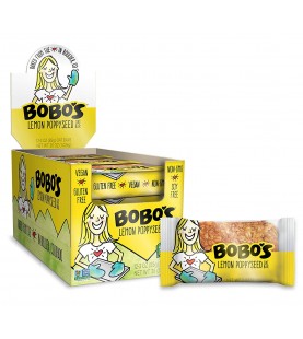 Bobo's Oat Bars Gluten Free All Natural Bar Lemon Poppyseed (12x3Oz)