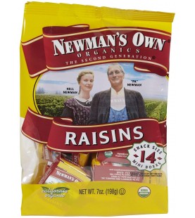 Newman's Own Organics Raisins Mini Boxes (12x14x.5 Oz)