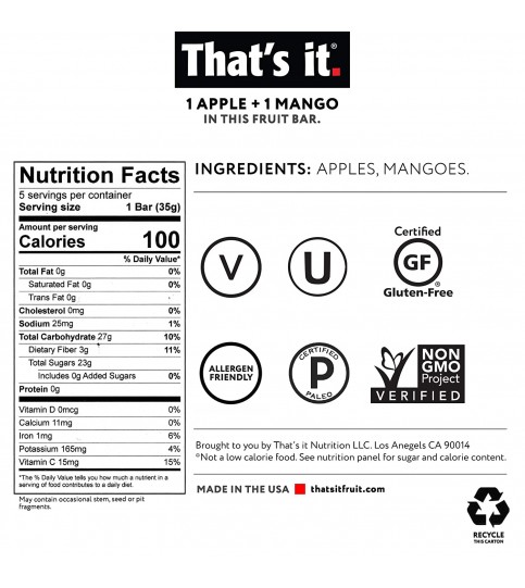 That's It Apple and Mango (12x1.2 Oz)