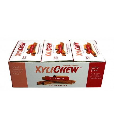 Xylichew Cinnamon Gum, Display (24x12 PC)