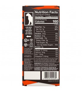 Endangered Species Dark Chocolate Bar Espresso Tiger (12x3 Oz)