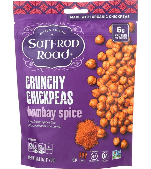 Saffron Road Chickpeas, Bombay Spice (12X6 OZ)