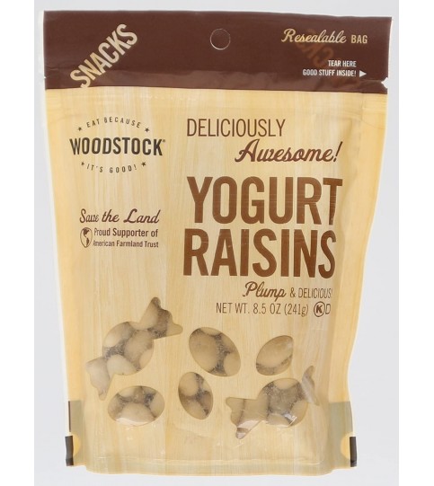 Woodstock Yogurt Raisins (8x8.5OZ )