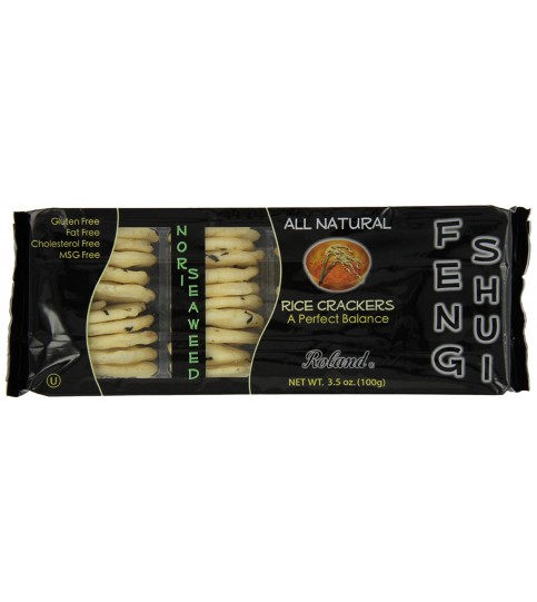 Roland Nori Seaweed Rice Crackers (12x3.5 Oz)