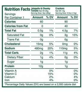 My Gourmet Tuna, Jalapeno & Chunky Tomato with Crackers (12x3.5 OZ)