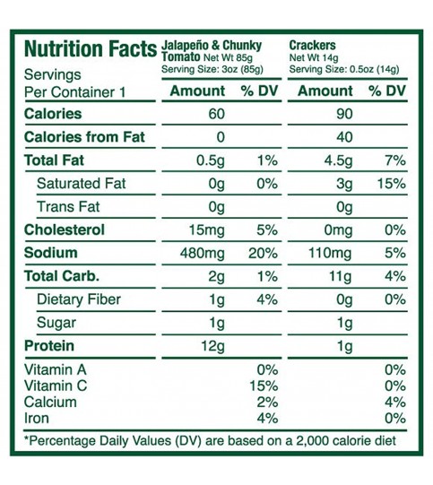 My Gourmet Tuna, Jalapeno & Chunky Tomato with Crackers (12x3.5 OZ)