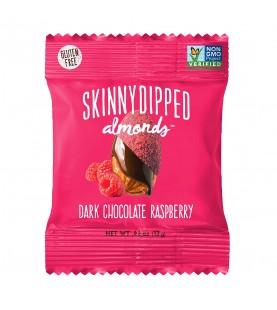 Wild Things Mini Skinny Dipped Almonds in Dark Chocolate Raspberry (48x0.46 OZ)