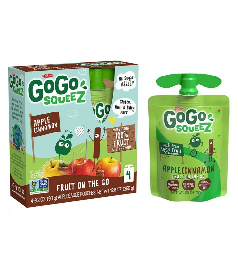 Gogo Squeez Og1 Apple Cinamon (12x4Pack)