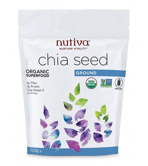 Nutiva Organic Milled Chia Seeds (1x12 Oz)