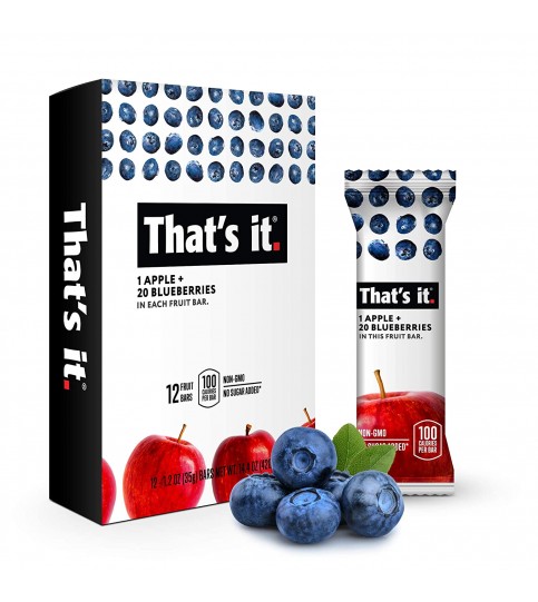 That's It Fruit Bar Apple & Blueberry (12x1.2 OZ)