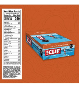 Clif Bar Crunch Peanut Butter Clif Bar Bar (12x2.4 Oz)