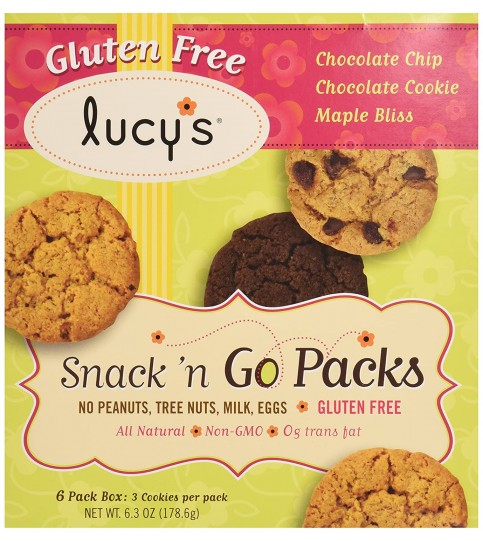 Lucy's Snack N Go, Cookie Combo Gluten Free Cookie (8x6.3 Oz)