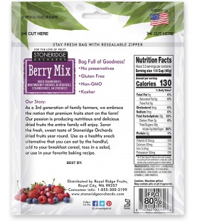 Stoneridge Orchards Dried Berry Mix (6x5Oz)