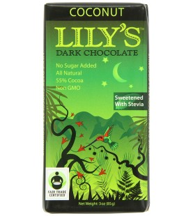 Lily's Dark Chocolate Coconut (12x3 Oz)