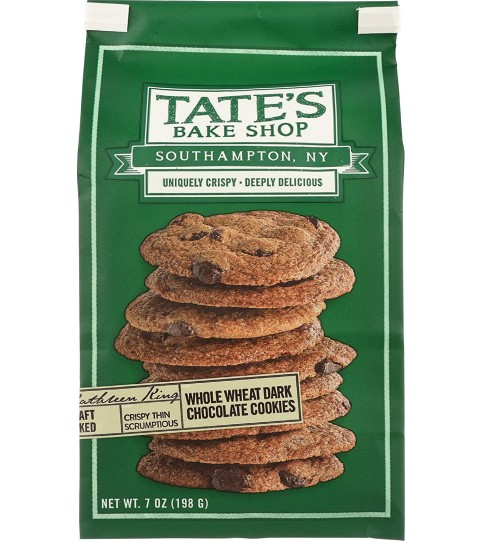 Tate's Bake Shop Ww Dark Chocolate Cookie (12x7OZ )