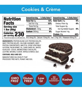 Think Thin Protein Bar Gluten Free Cookies And Cream (10x2.1Oz)