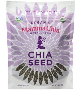 Mamma Chia Organic Black Chia Seeds (8x6 OZ)