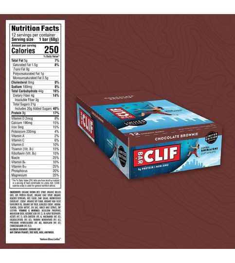 Clif Bar Chocolate Brownie Clif Bar Bar (12x2.4 Oz)