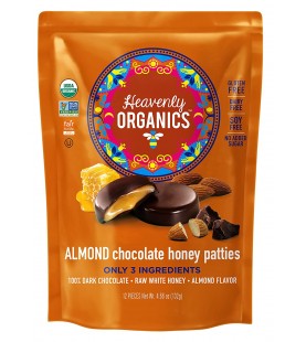 Heavenly Organics Almond Chocolate Honey Patties (6x4.66 OZ)