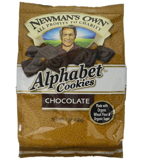 Newman's Own Organics Alphbet Cookie Chocolate (6x7OZ )